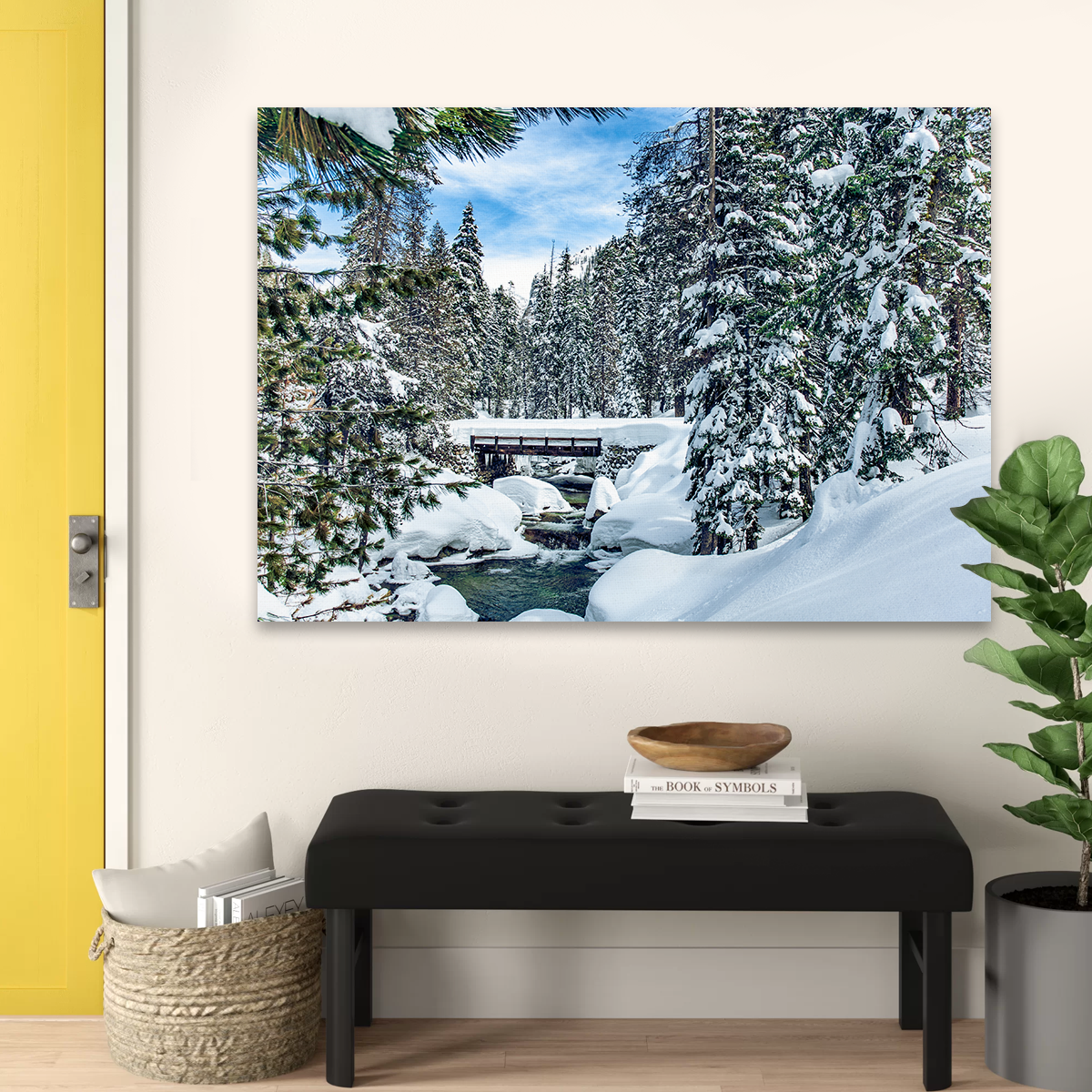 Exquisite Lodgepool Bridge Wall Art by Kyle Sherry