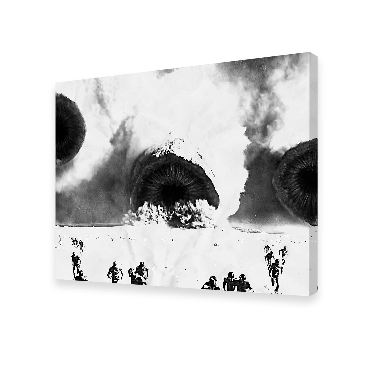 Stunning Dune Grayscale Sandworms Wall Art for Your Home Decor
