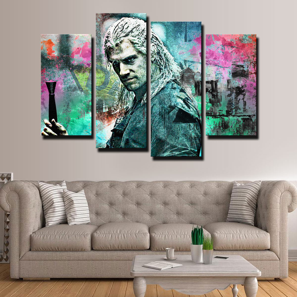 Stunning Geralt of Rivia Wall Art for Your Home Decor