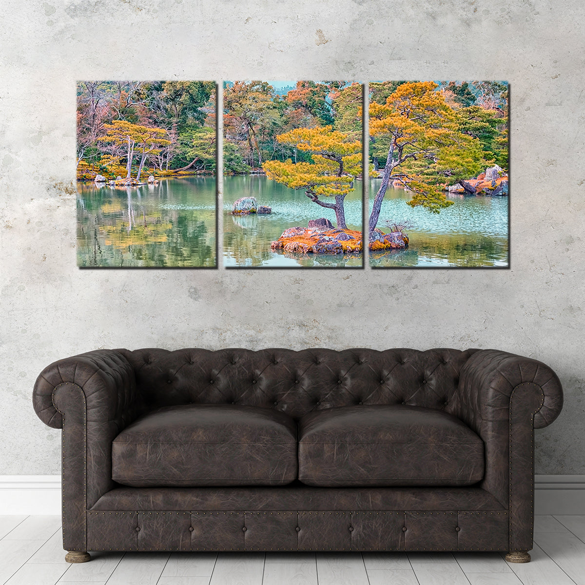 Exquisite Japanese Garden Wall Art by Manjik Pictures