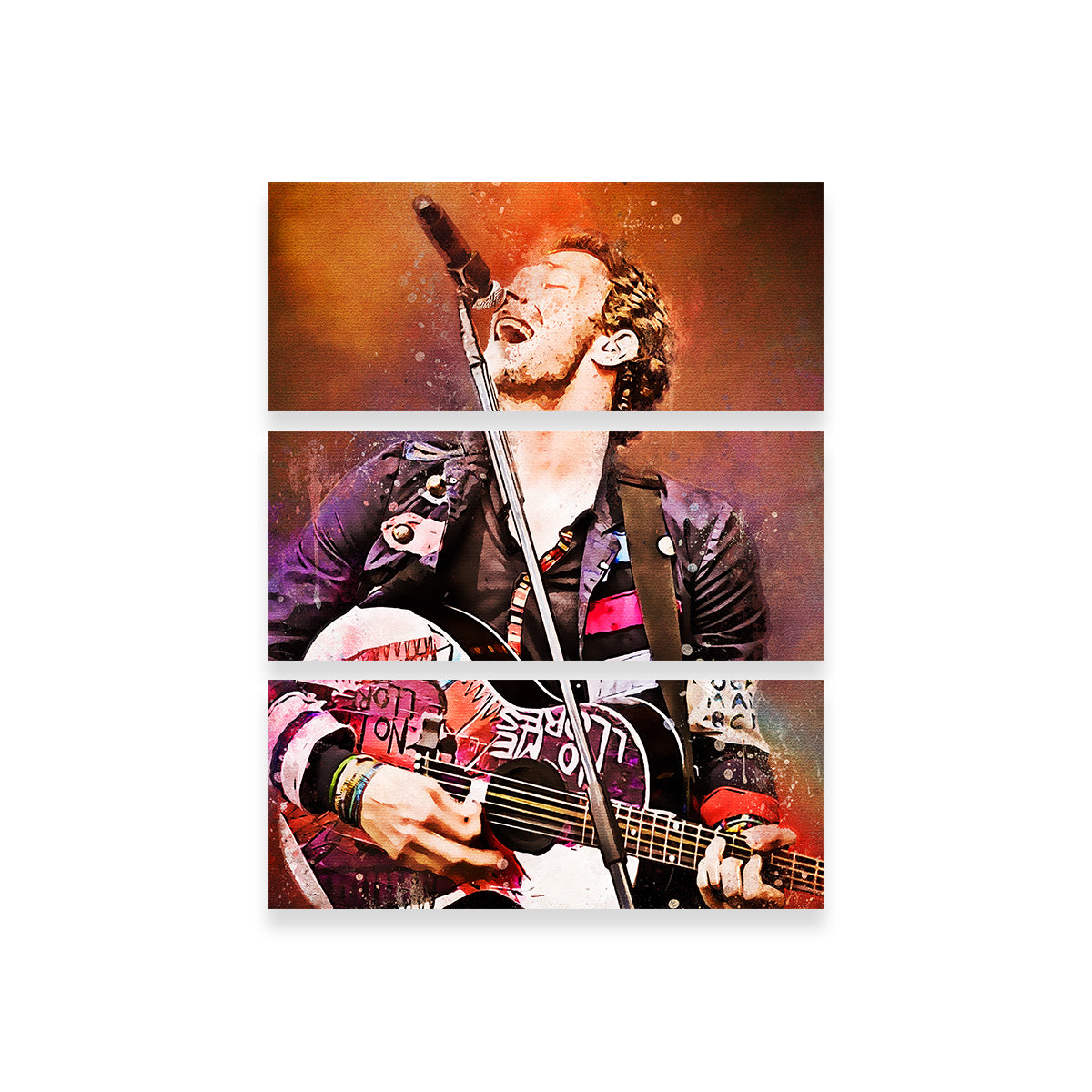 Stunning Chris Martin Painting Wall Art for Home Decor