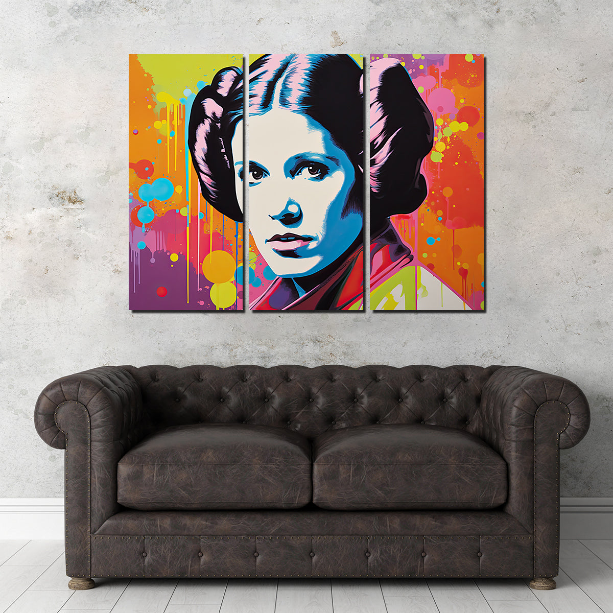 Stunning Princess Leia Wall Art by Ralph & Laura Design
