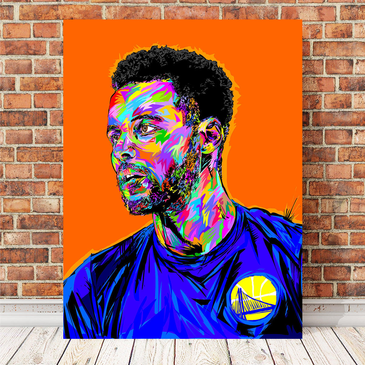 Steph Curry High - Quality Wall Art for Basketball Fans
