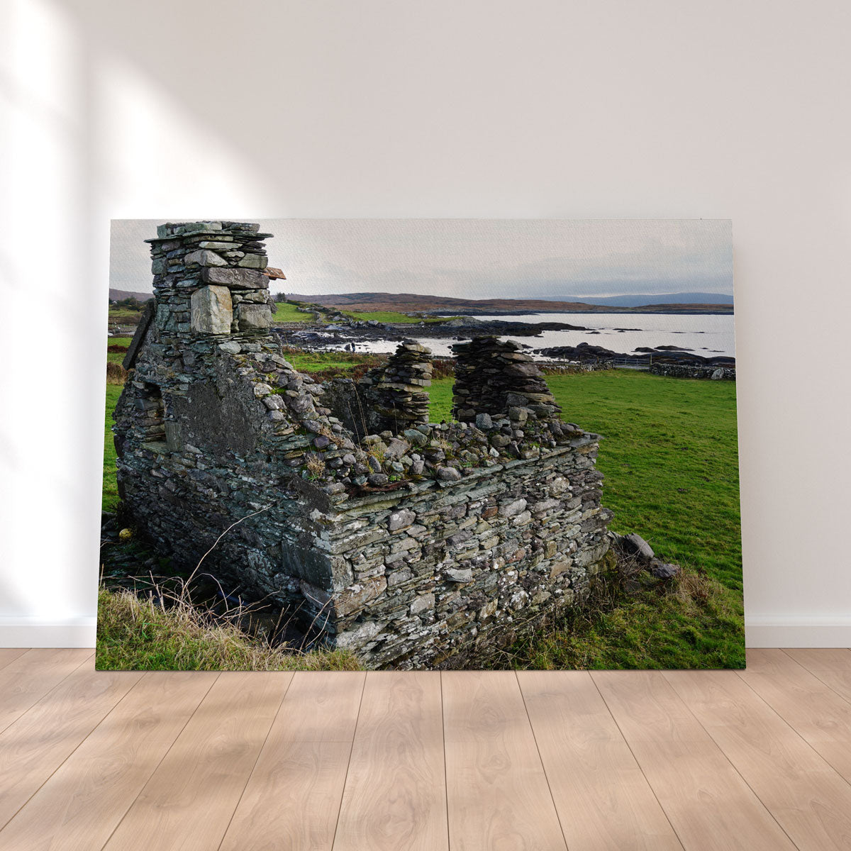 Enchanting Abandoned House in Trafask, Ireland Wall Art by David Campbell