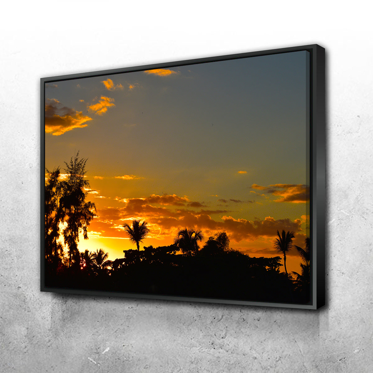 Dominican Sunset 3 Wall Art - Museum-Quality Handmade Canvas Prints
