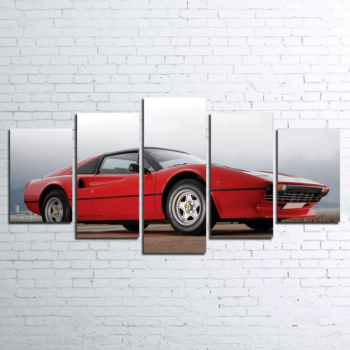 1977 Ferrari 5 Piece High - Quality Wall Art Set