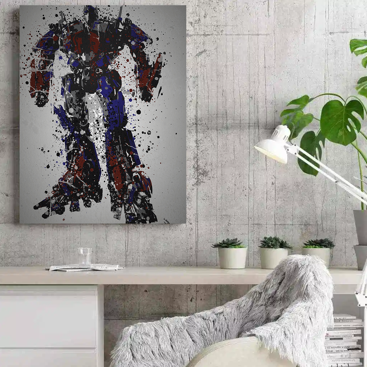 Optimus Prime Stunning Wall Art for Your Home Decor