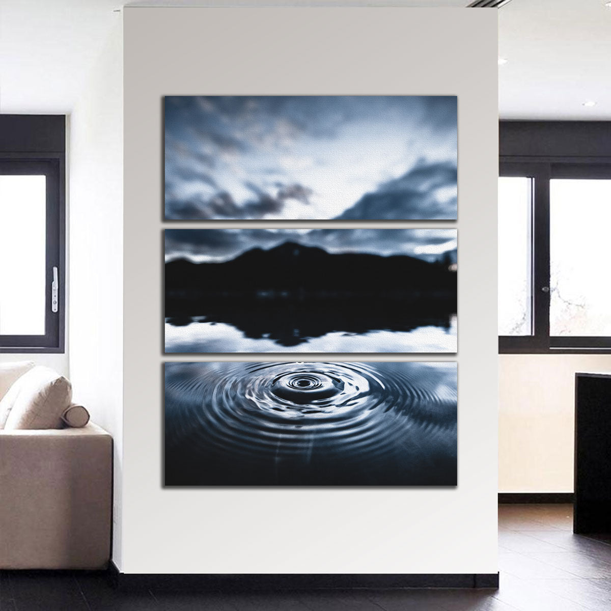 Stunning Blue Drop Wall Art by Lucas Moore