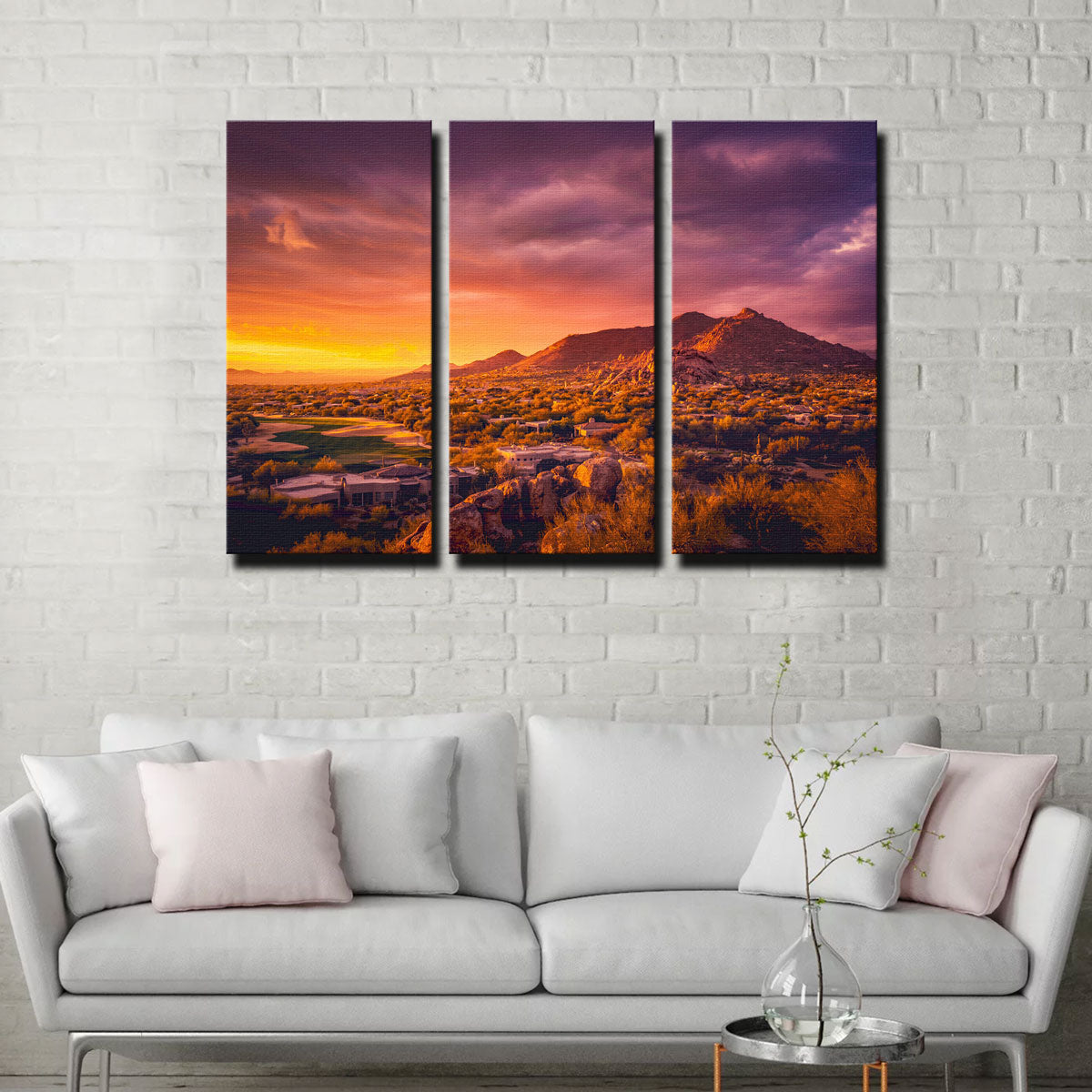 Stunning Scottsdale Desert Sunset Wall Art for Your Home Decor