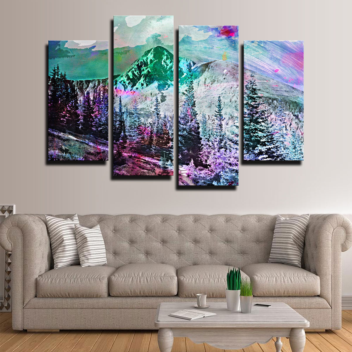 Stunning Abstract Holy Cross Wall Art for Home Decor