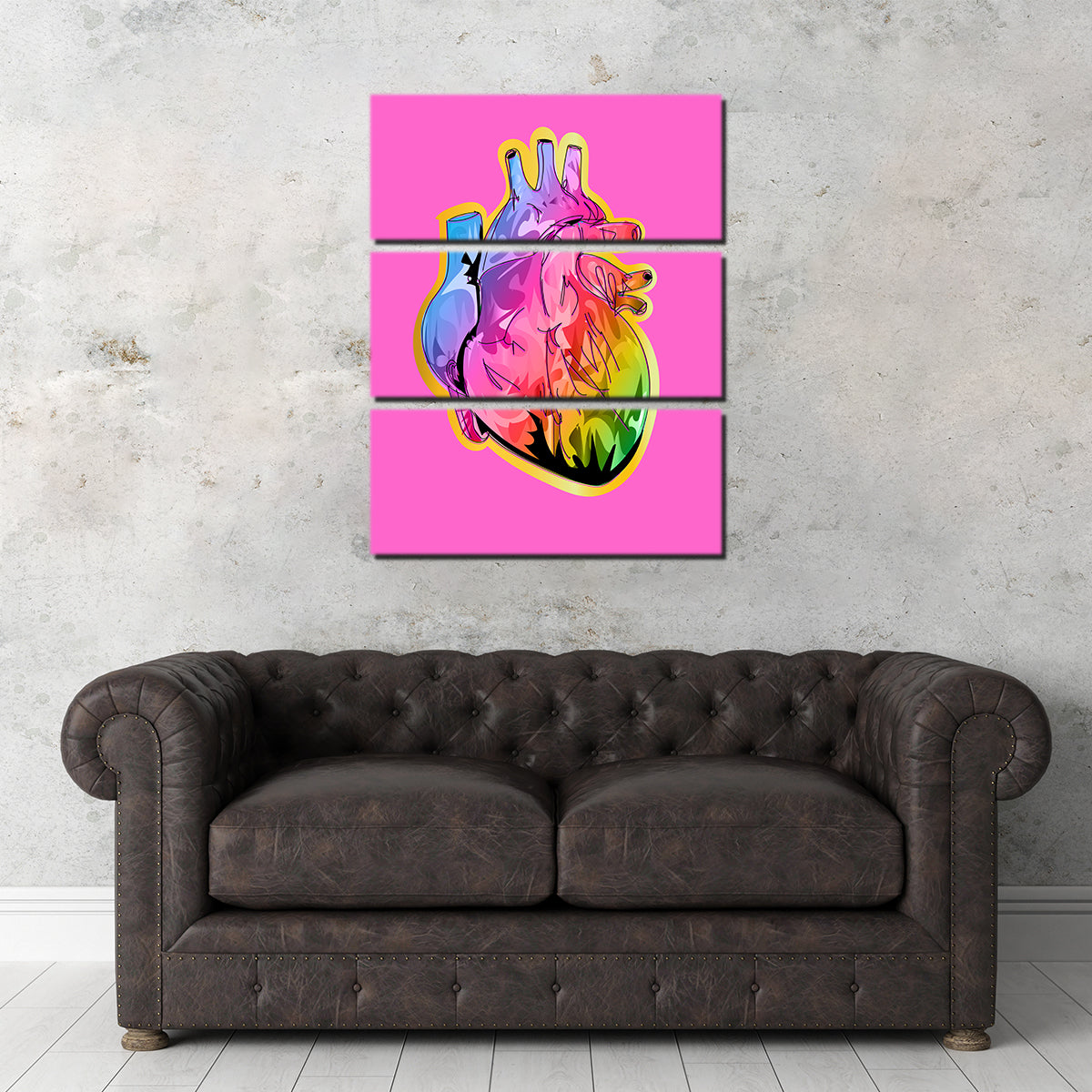 Stunning Red Heart Wall Art for Home Decor