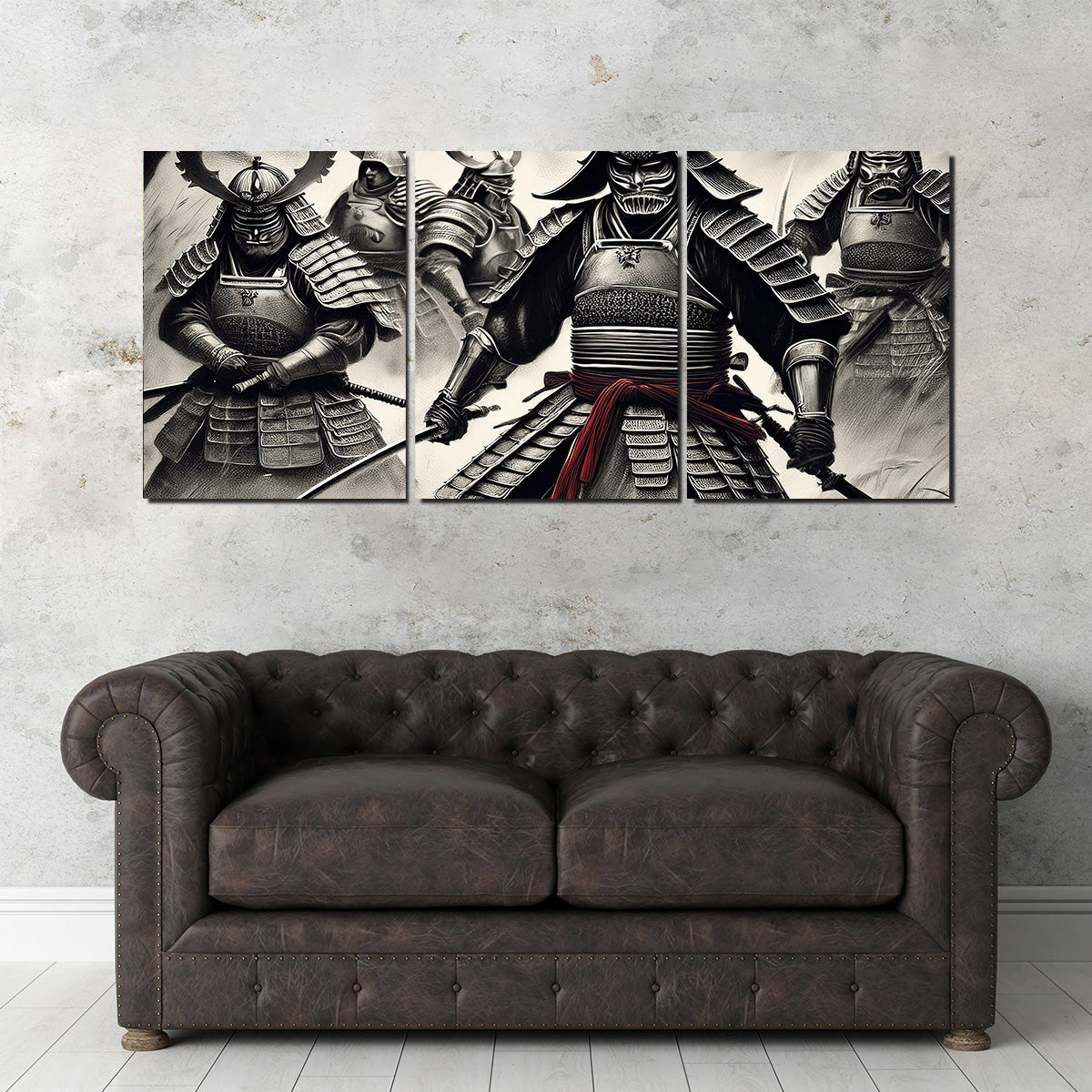 Authentic Samurai Battlefield Wall Art - Museum-Quality Canvas Print