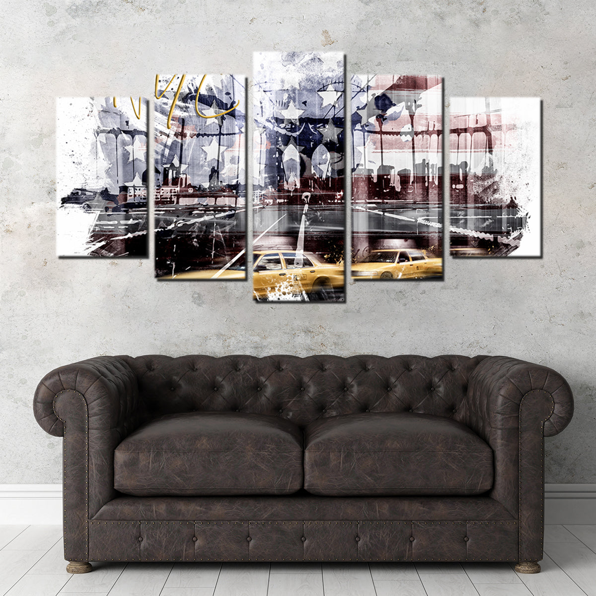 Exquisite City Art NYC Composing Wall Art by Melanie Viola