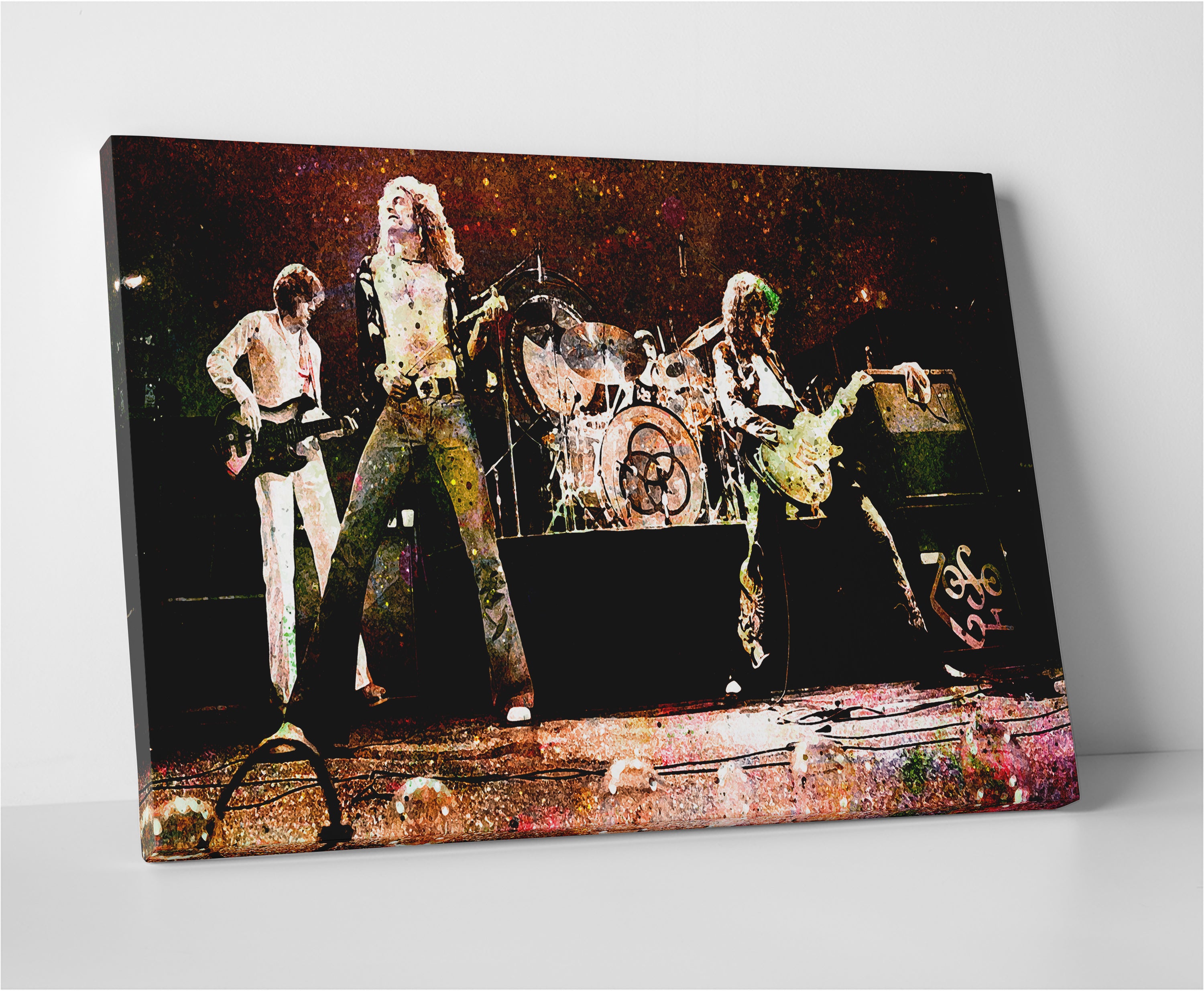 Stunning Live Led Zeppelin Panoramic Wall Art for Home Decor