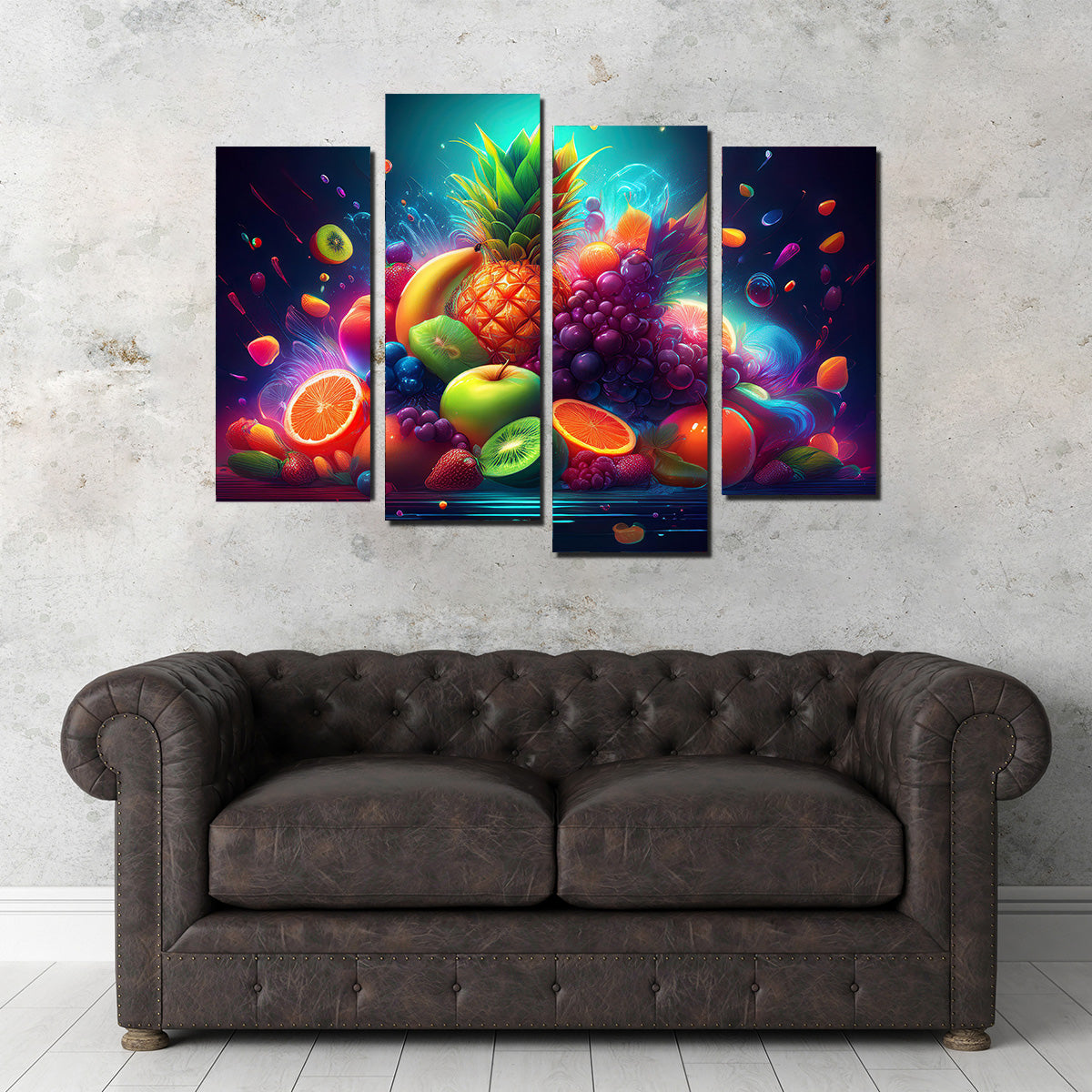 Exquisite Fresh Fruits Wall Art for Stunning Home Decor