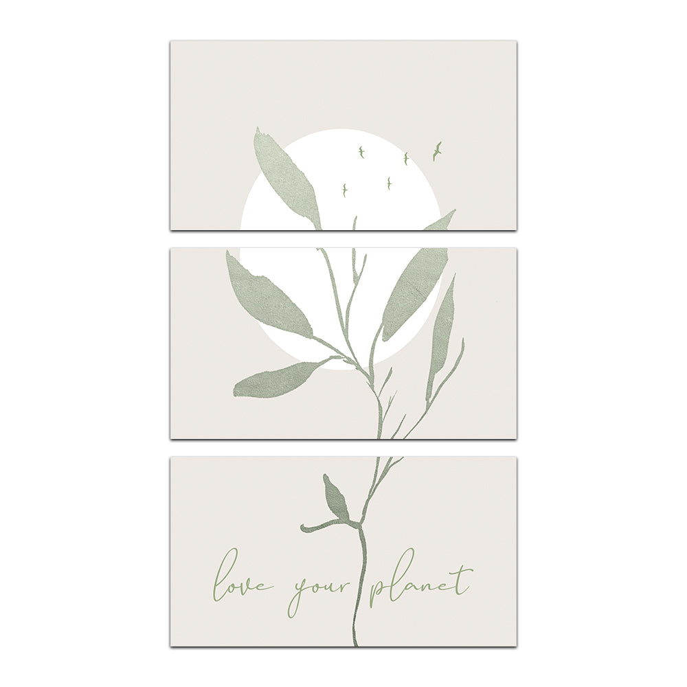 Eco - Friendly Love Your Planet Wall Art by Melanie Viola