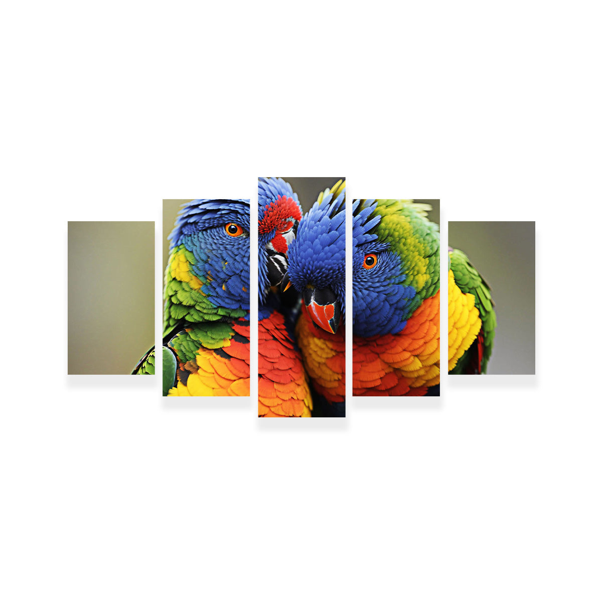 Stunning Lorikeet Birds Wall Art for Your Home Decor