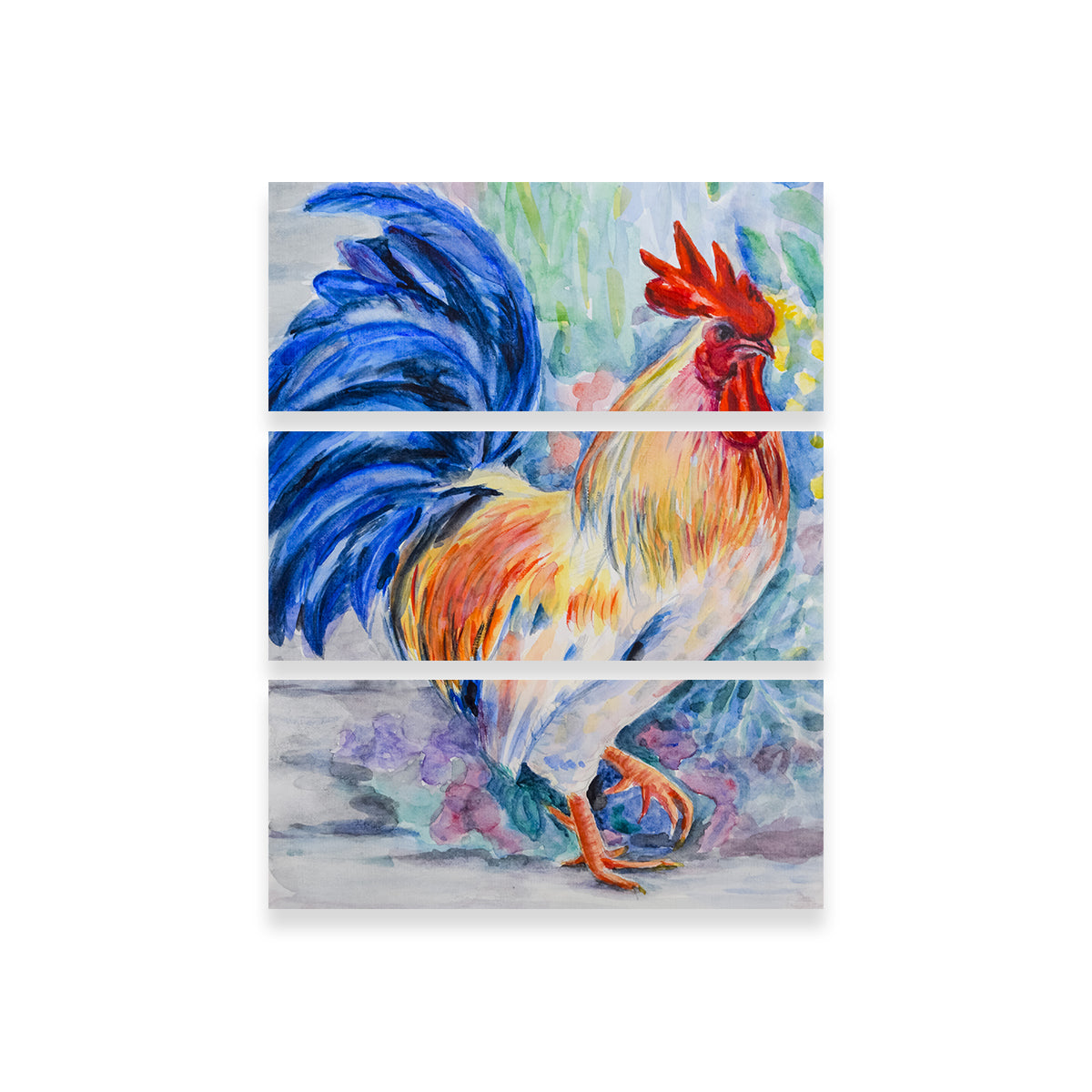 Exquisite Rooster Painting Wall Art for Home Decor
