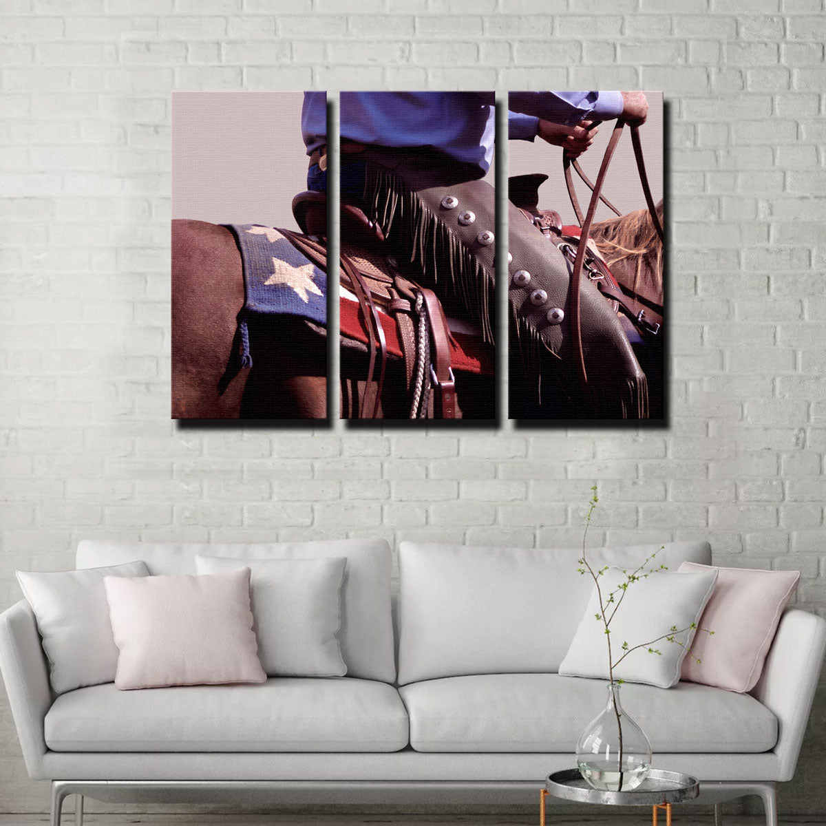 Authentic Texas Cowboy Wall Art for Rustic Decor