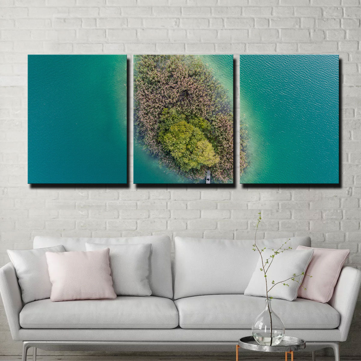 Stunning Island For Two Wall Art by Karolis Janulis
