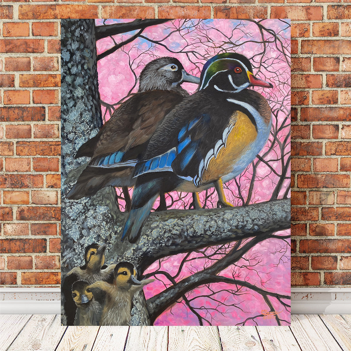 Chance Tedesco's Exquisite Bird Family Wall Art