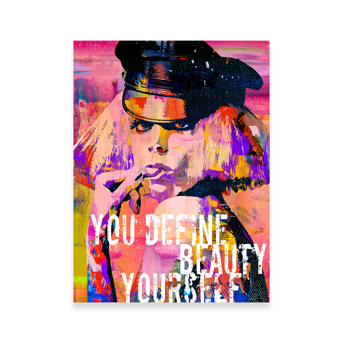 Gaga Wall Art by Stephen Chambers - Premium Museum Quality Canvas Print