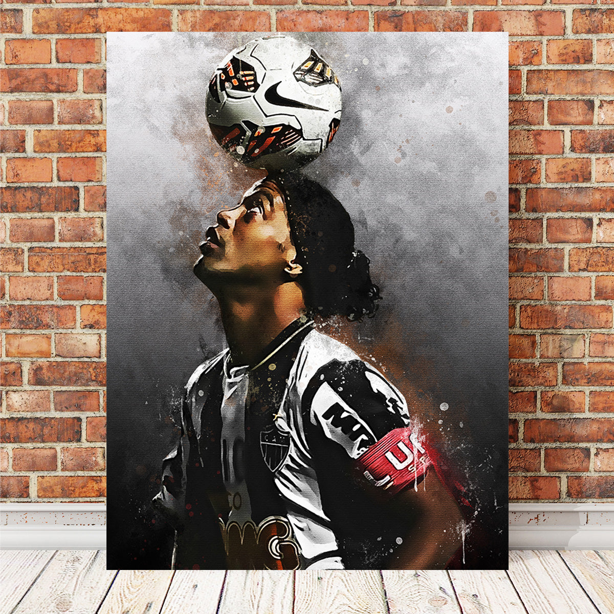 Ronaldinho - Premium Hand - built Canvas Print