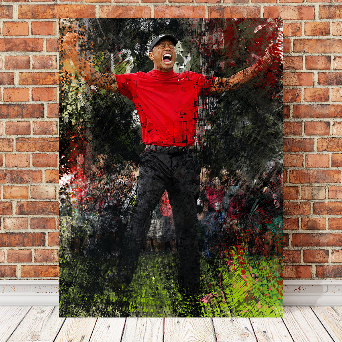 Stunning Go Tiger Wall Art by Andy Brackpool