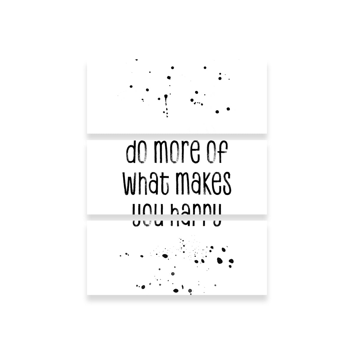 Inspiring 'Do More of What Makes You Happy' Wall Art for a Joyful Home