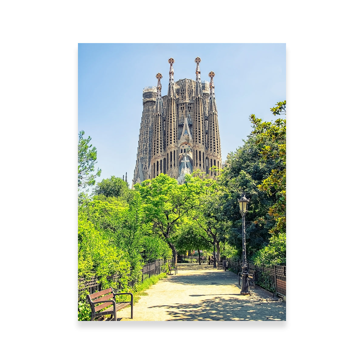Stunning Sagrada Familia Wall Art by Manjik Pictures