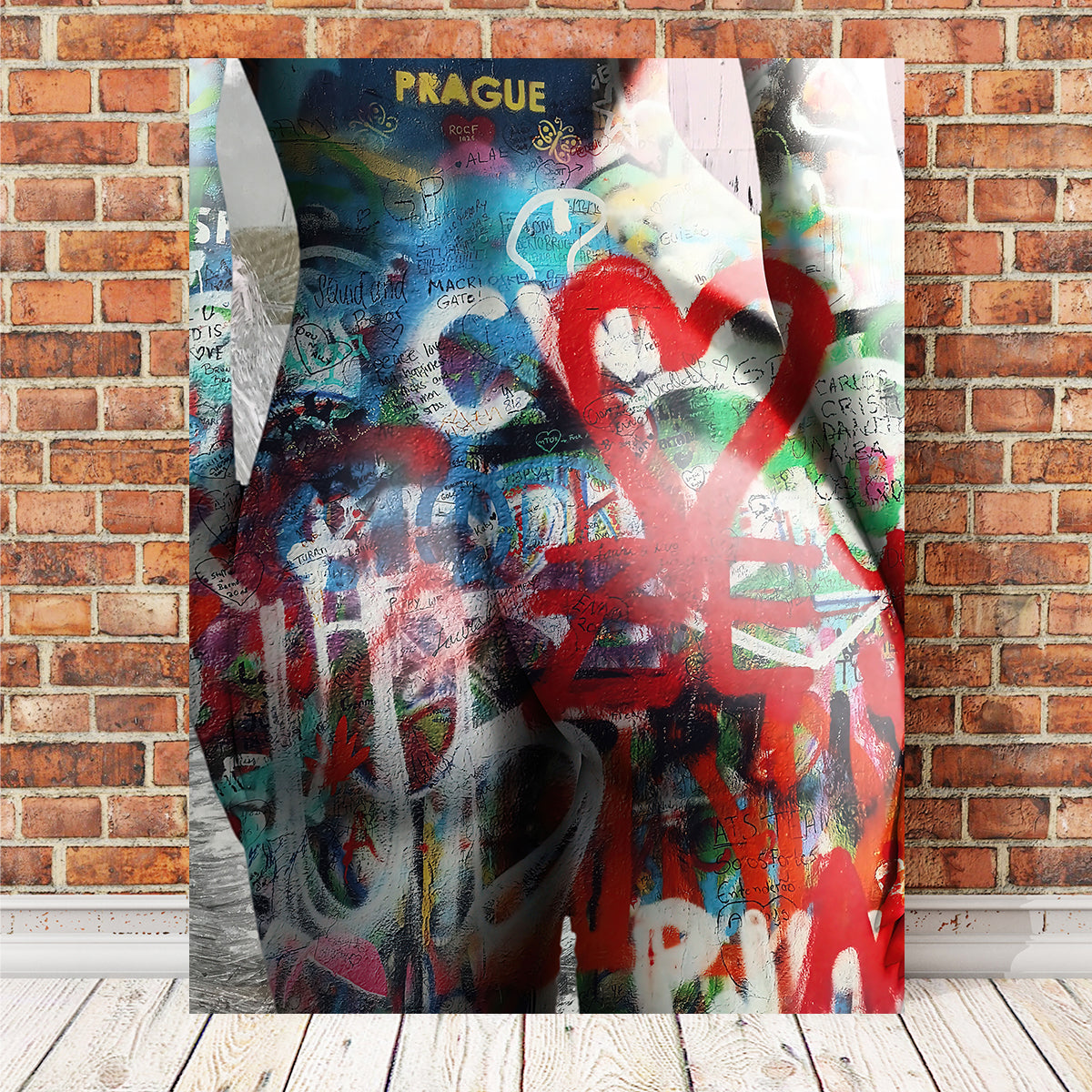 Exquisite Prague Heart Wall Art by Stephen Chambers