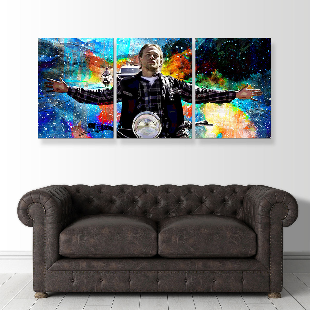Stunning Jax Teller Wall Art - Museum-Quality Canvas on Sustainable Pine Frames