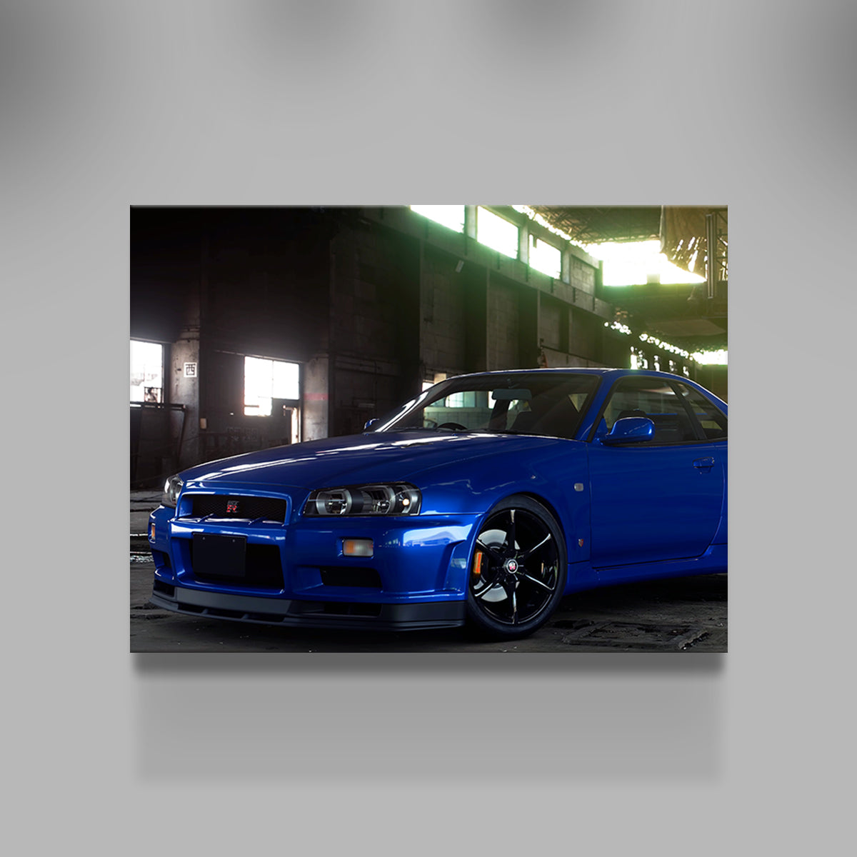 Stunning R34 Warehouse Wall Art by Vynton