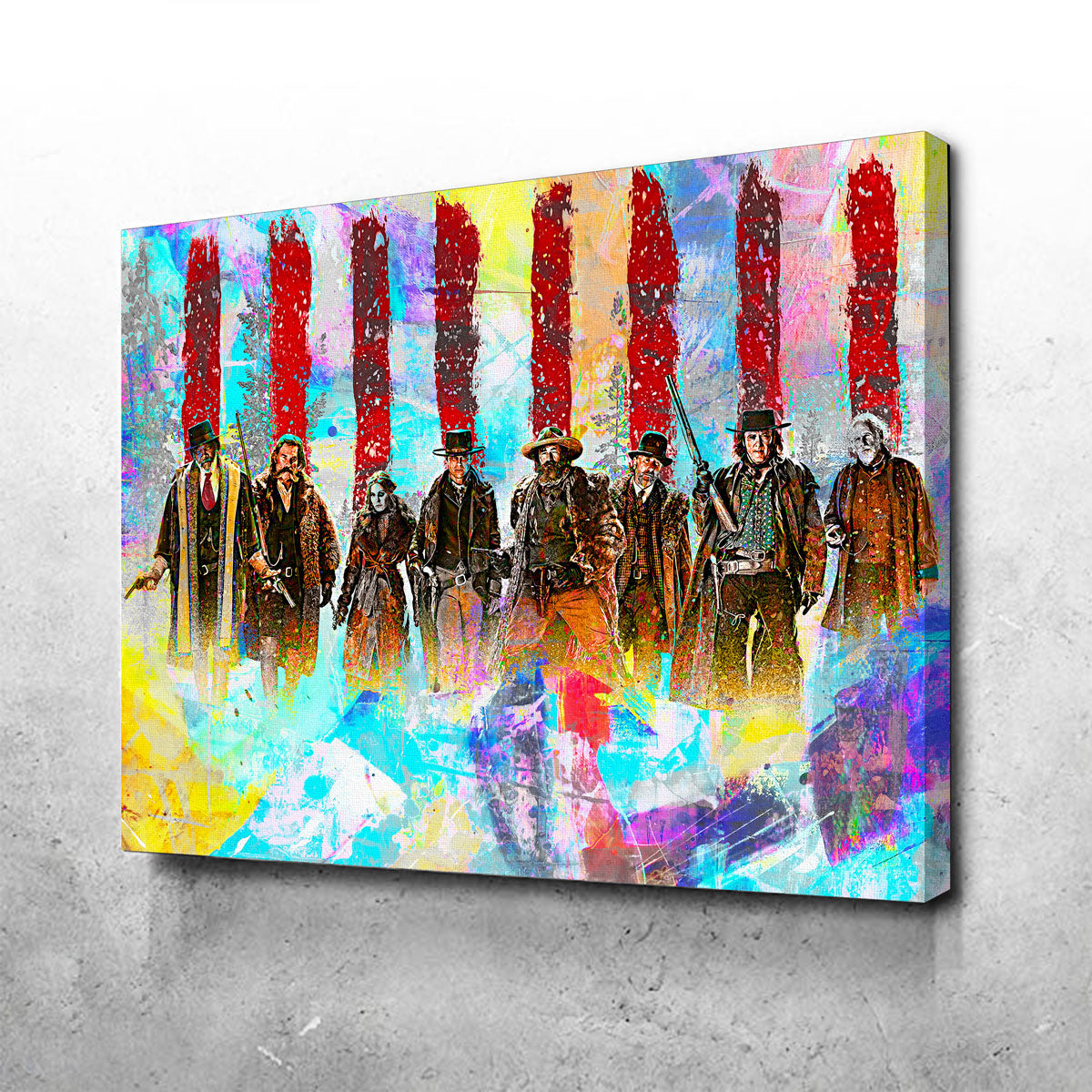 The Hateful Eight Movie-Inspired Wall Art for Cinematic Decor