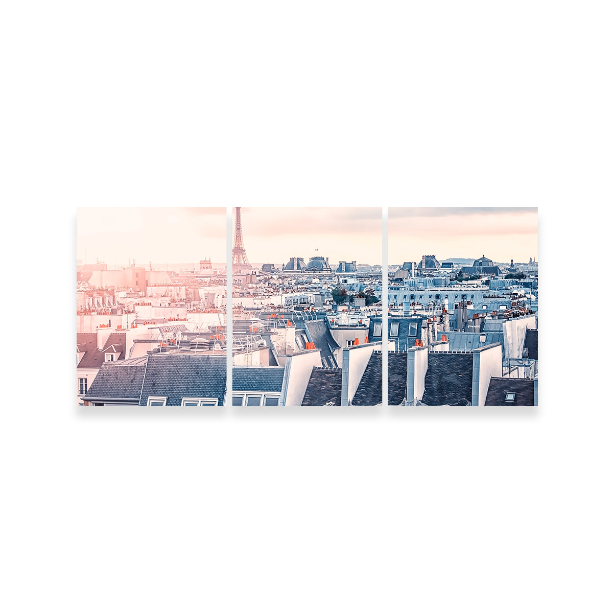 Exquisite Paris Roofs Wall Art for Home Decor