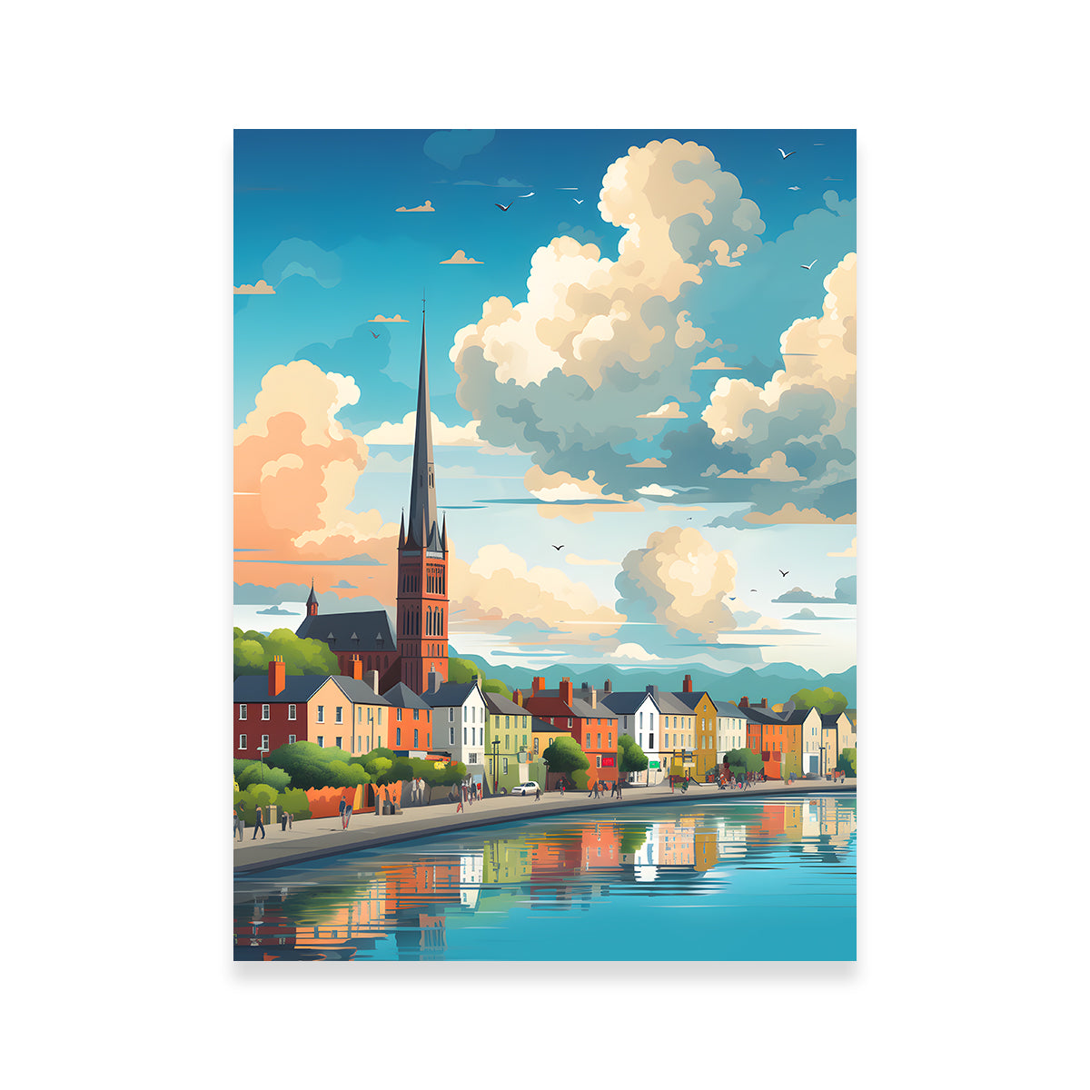 Exquisite Ireland - Cork Wall Art by Valth Graphics