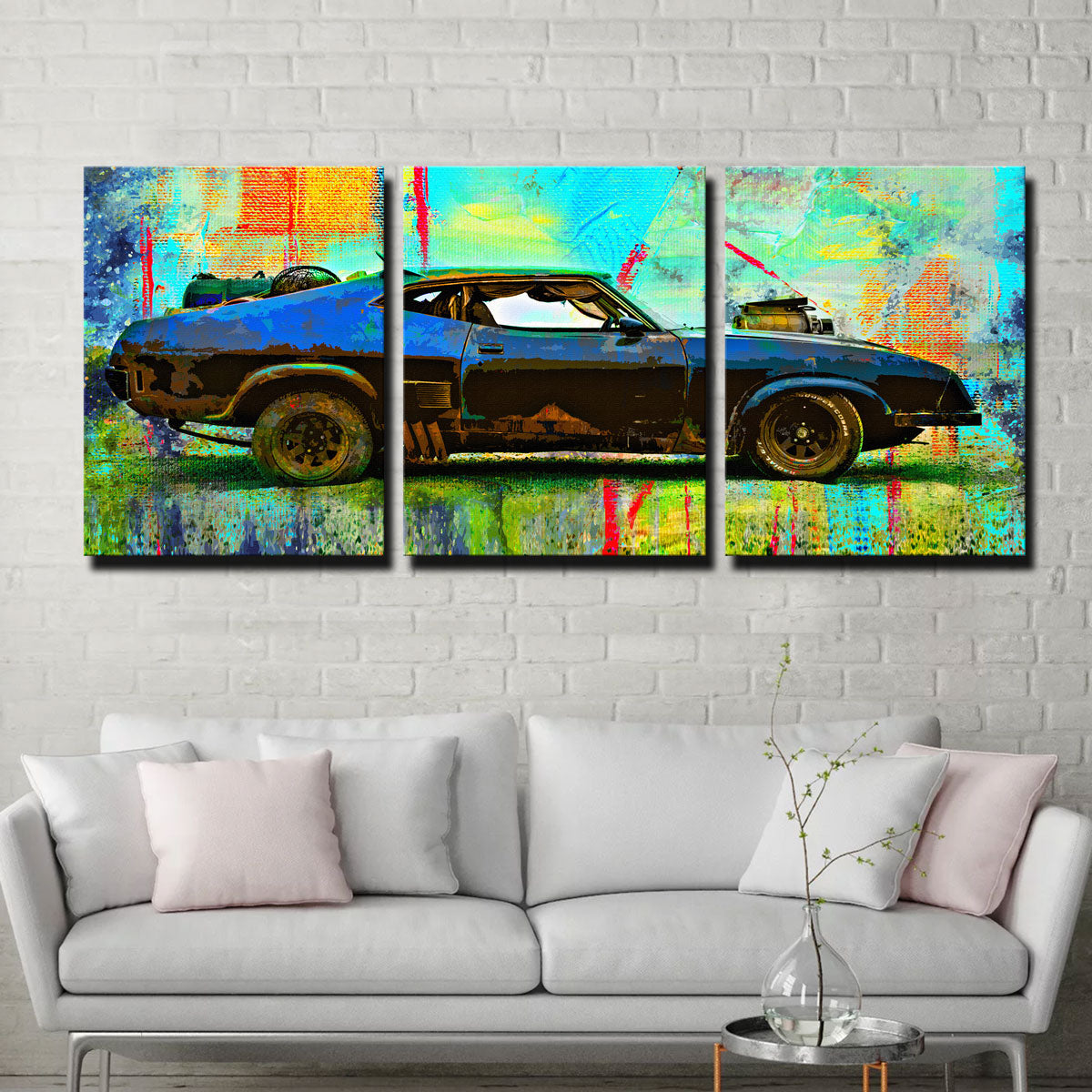 Unique Abstract Interceptor Wall Art for Home Decor