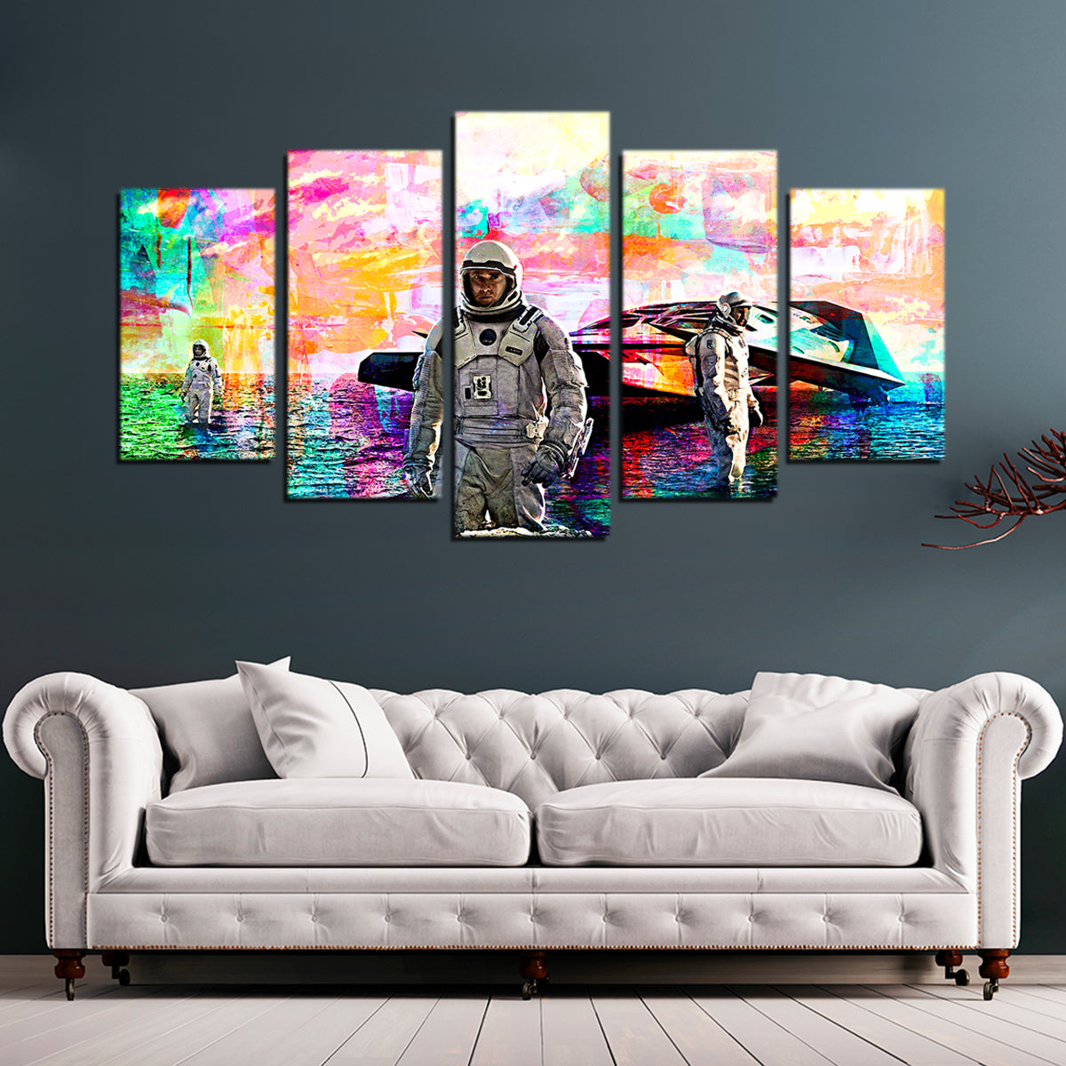 Stunning Interstellar Water Landing Wall Art for Home Decor