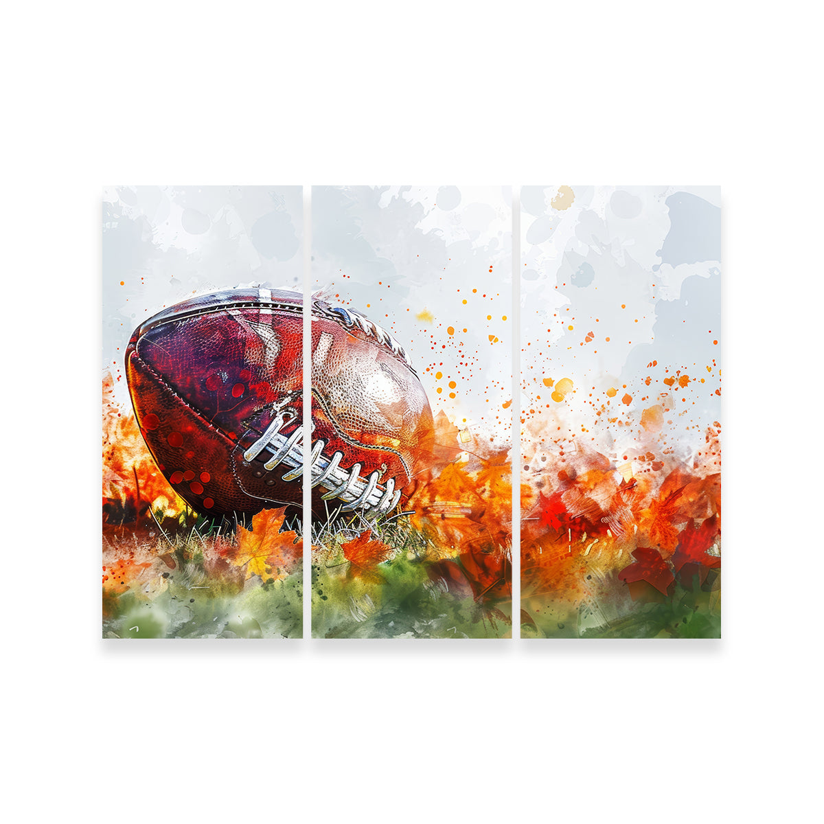 Stunning Football Abstract Wall Art for Sports Enthusiasts