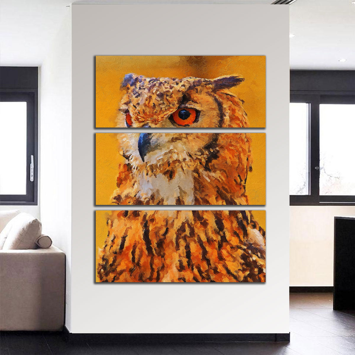Exquisite Owl Painting Wall Art by Gab Fernando