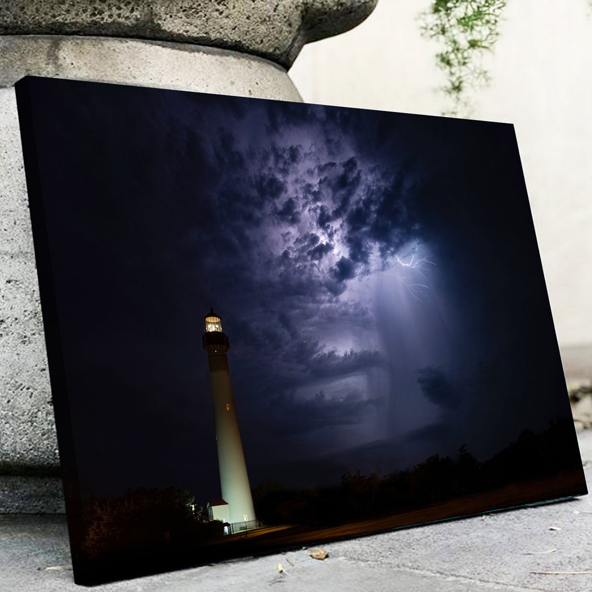 Stunning Light Storm Wall Art by Dennis Maida