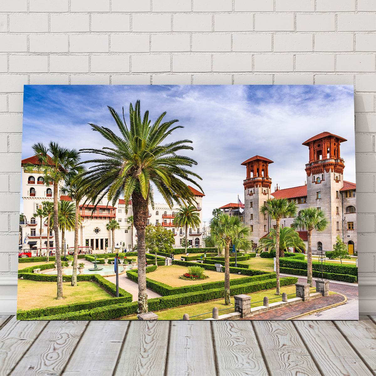 St. Augustine - Alcazar Courtyard Exquisite Wall Art for Home Decor
