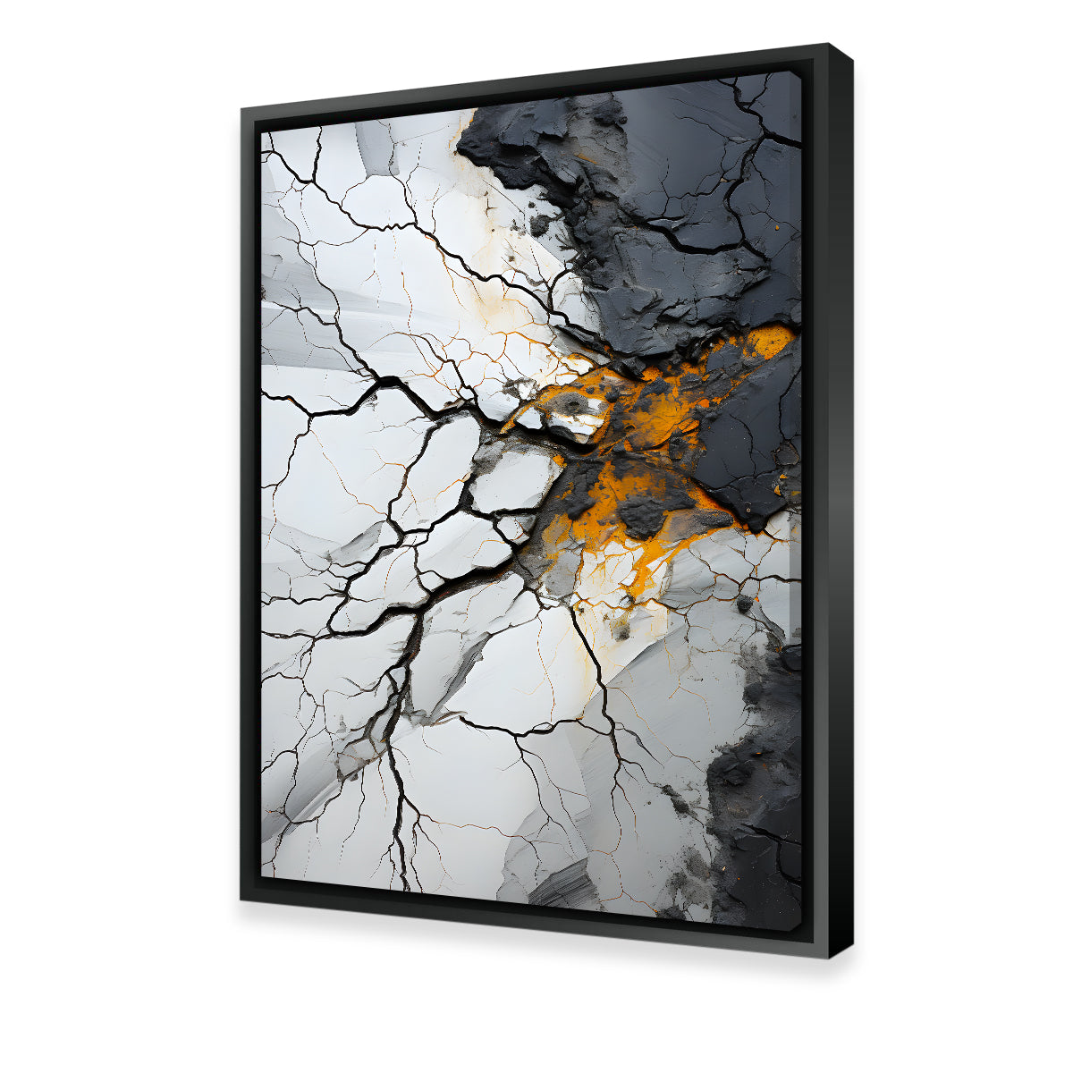 Stunning Abstract - Black Gold Shapes 15 Wall Art for Modern Interiors