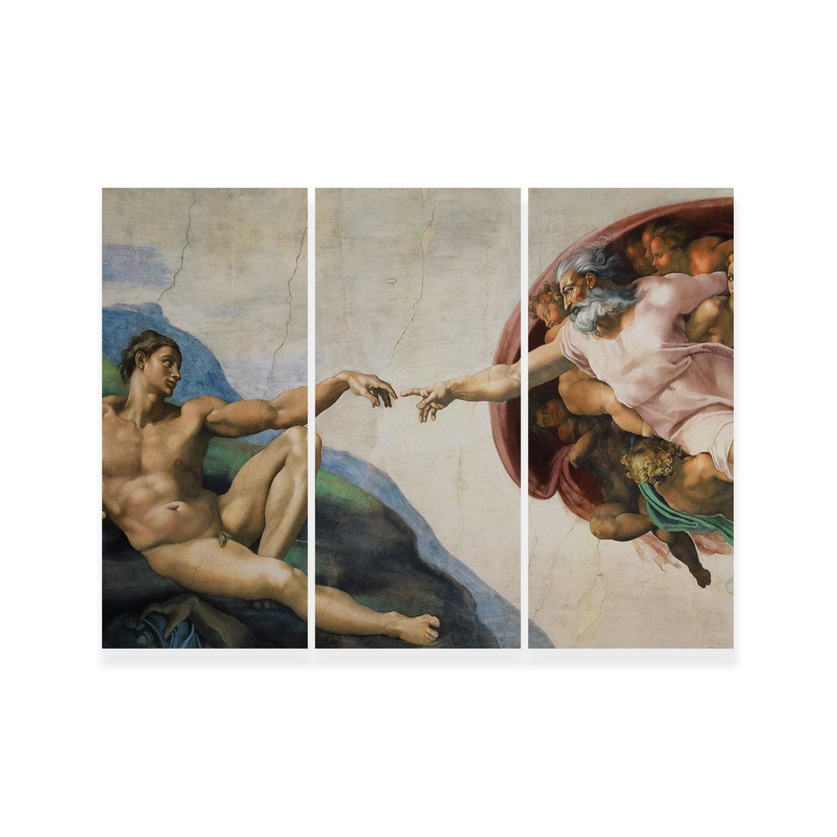 Exquisite The Creation of Adam Wall Art for Stunning Home Decor