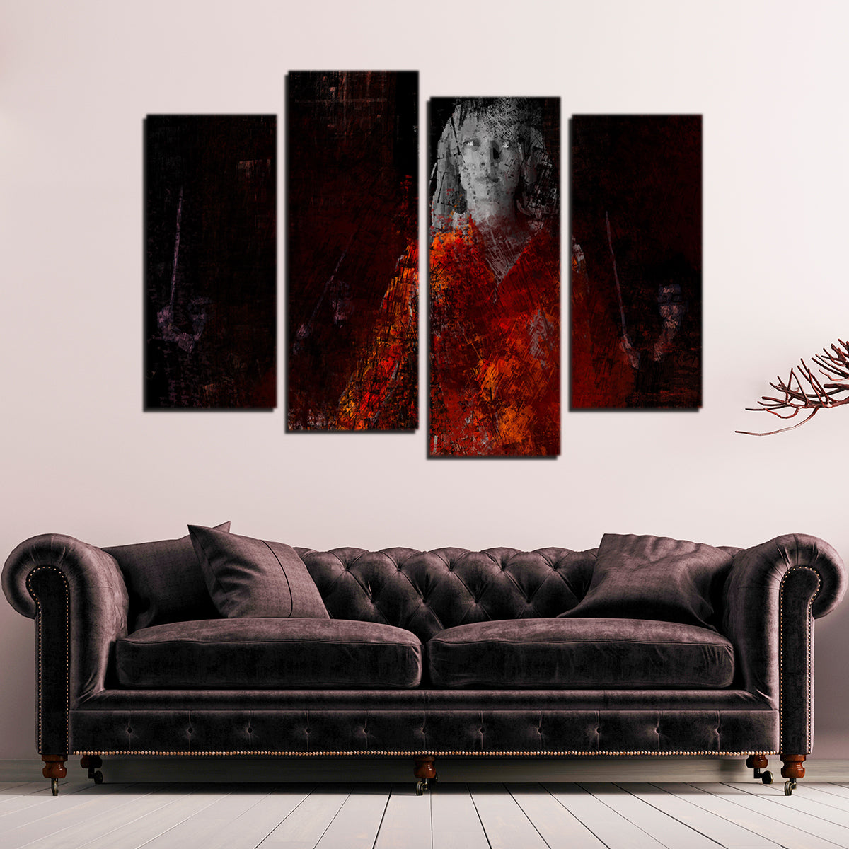 The Bride Vs Yakuza Stunning Wall Art by Andy Brackpool
