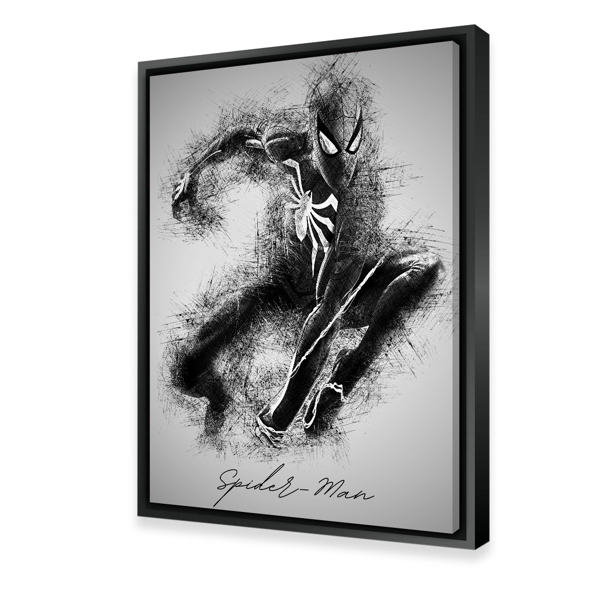Stunning Spider - Man Sketch Wall Art for Your Home Decor