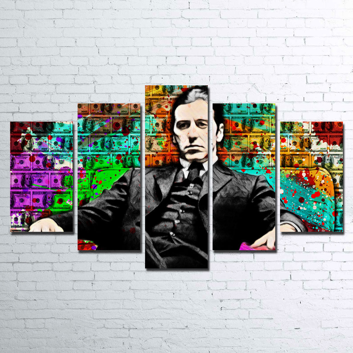 Stunning Abstract Godfather Wall Art for Home Decor
