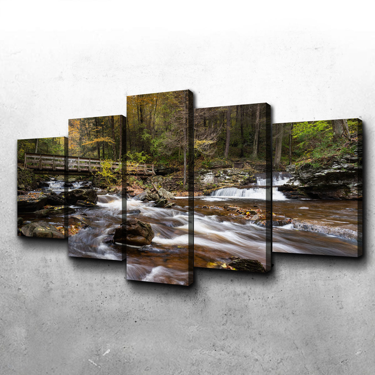 Exquisite Rivers Meet Wall Art by Shaun Mayer