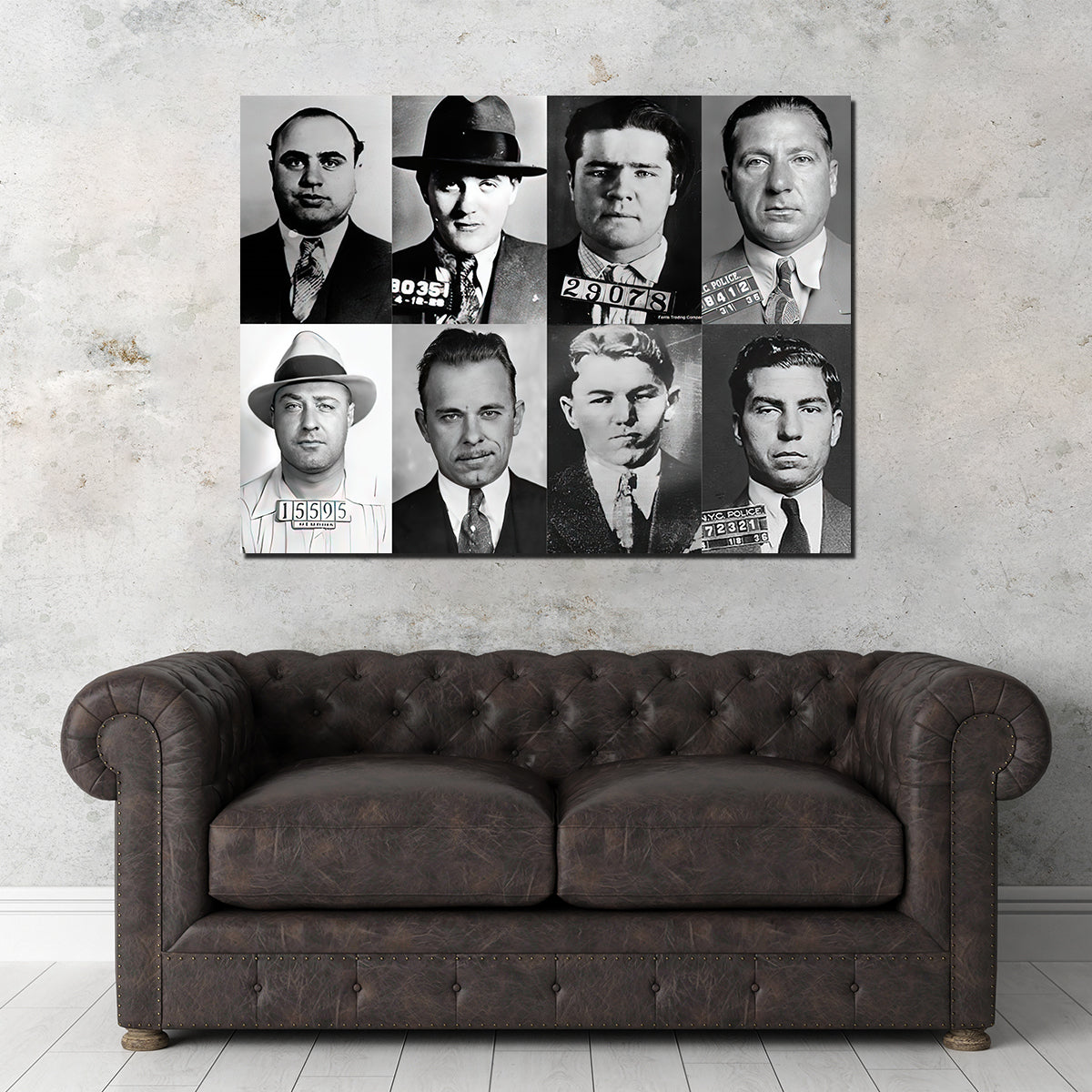 Stunning Public Enemies Canvas Wall Art for Home Decor