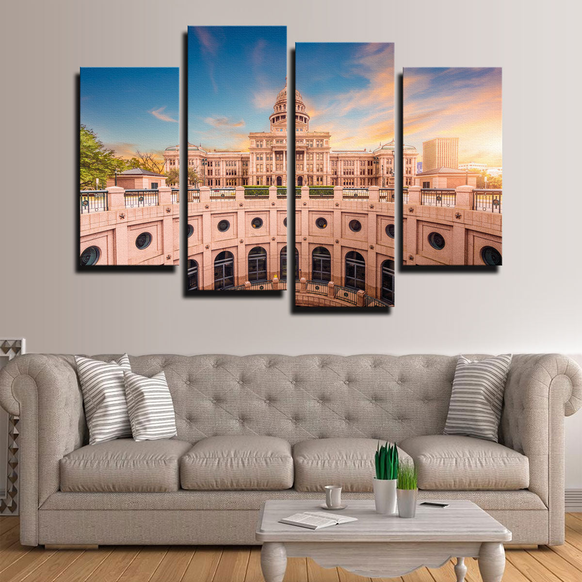 Stunning Texas State Capitol Building Wall Art - Museum-Quality Canvas Prints